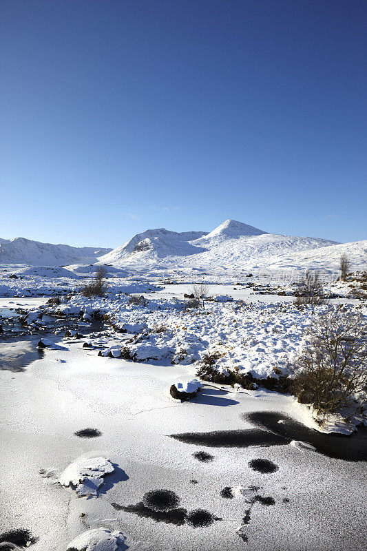 Rannoch Moor，苏格兰高地，苏格兰，英国